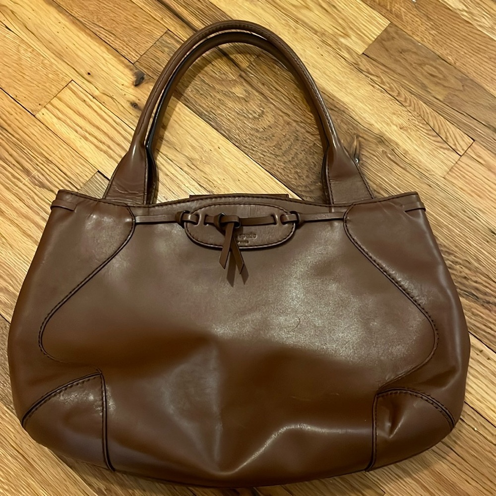 Vintage Kate Spade Brown Leather Bag